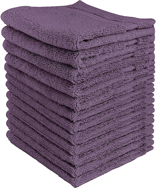 12 Pack: UtopianLuxurious Cotton Soft Washcloth Towels