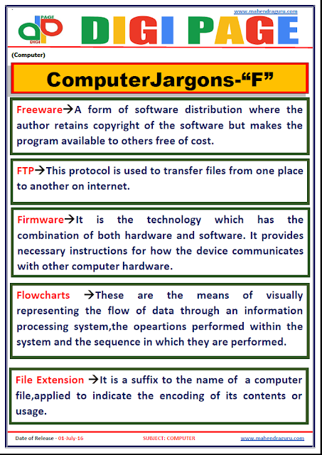 Digi Page - Computer Jargons