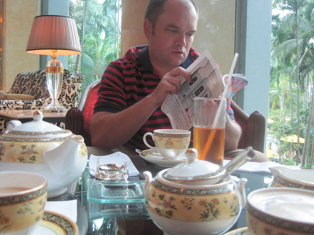 Tea Time with Natasha in Oz, Tea in Singapore