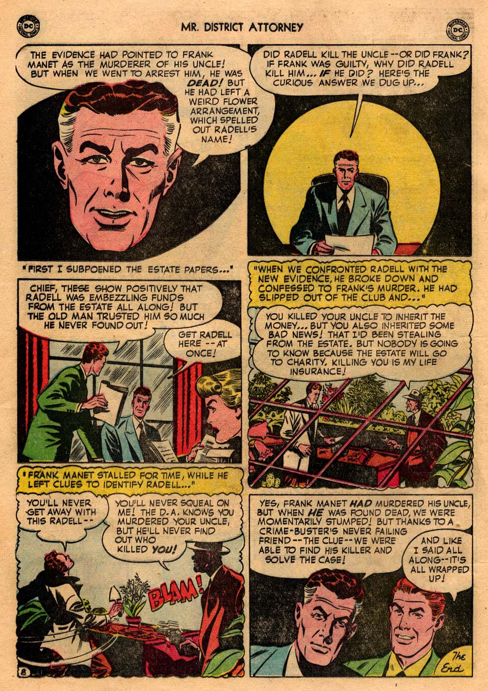 Read online Mr. District Attorney comic -  Issue #17 - 22