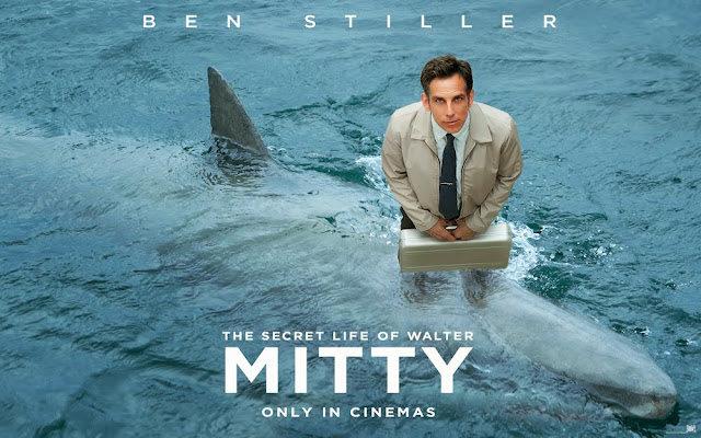 The secret life of walter mitty fighting with shark