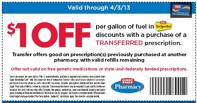 Rx Coupons (Where are they this week?): Giant Eagle online coupon for ...