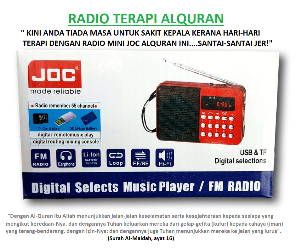 Radio Terapi &amp; MyQalam AlQuran Digital | Jom Dengar dan Baca Alquran Sekarang! 