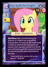 My Little Pony Stay Quiet the Longest The Crystal Games CCG Card