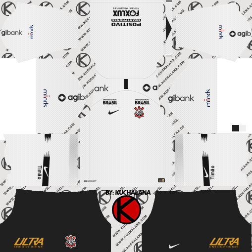 Corinthians 2018/19 Kit - Dream League Soccer Kits