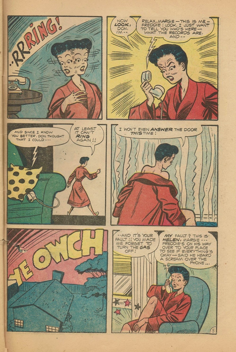 Read online My Little Margie (1954) comic -  Issue #7 - 30