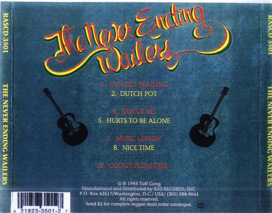 The Wailers ‎ The Never Ending Wailers
