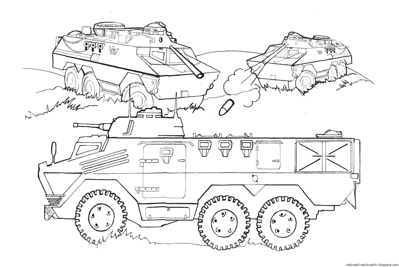 Детские рисунки военной техники