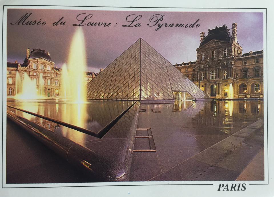 Postcard A La Carte France Paris Louvre Museum