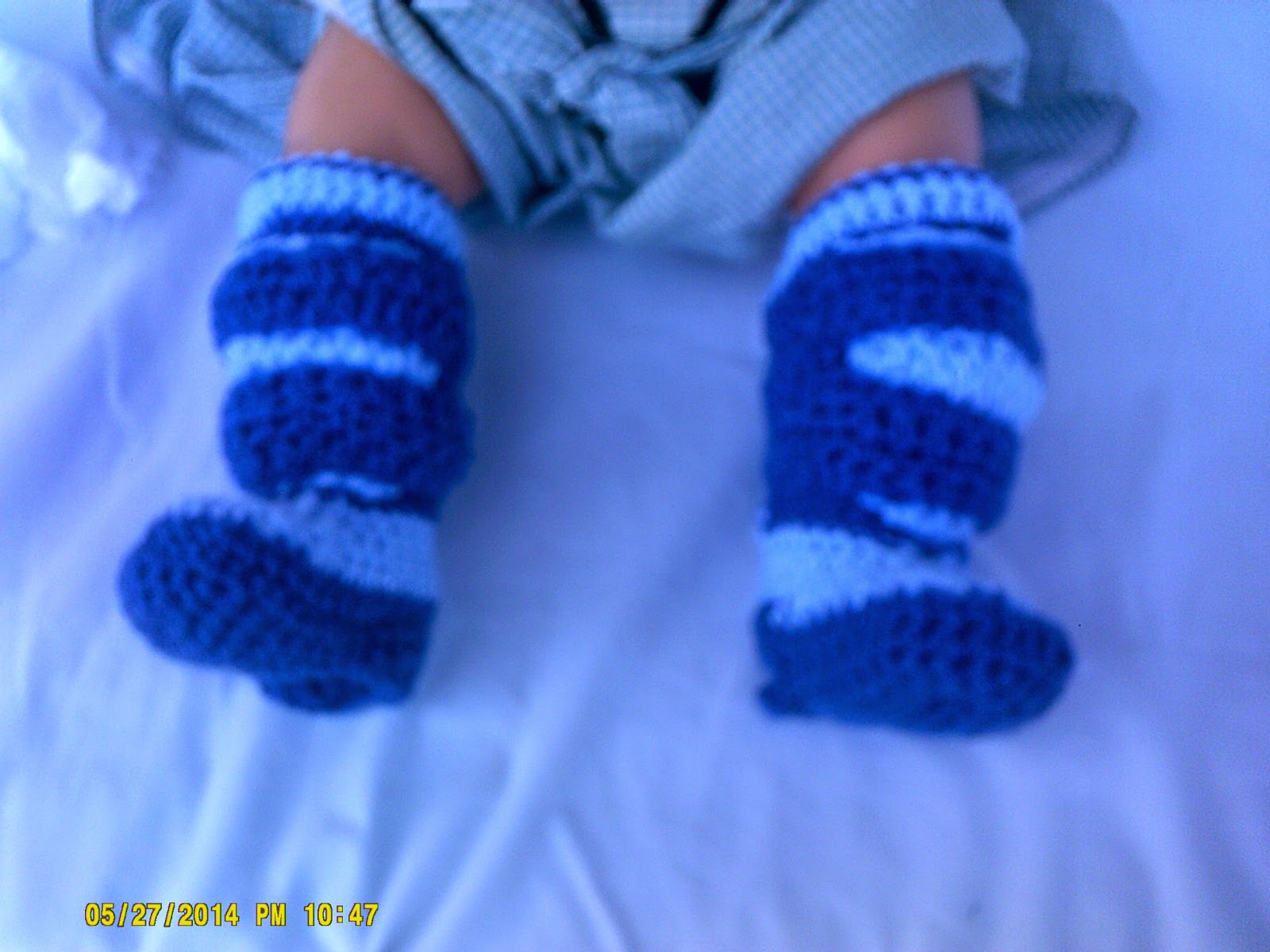 Kierstyn's Kreations Crocheted Motorcycle/Dirt Bike Boots (for the