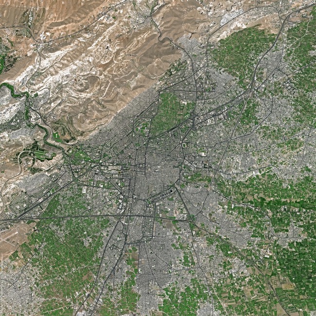Geographia Mapping Damascus Over Time