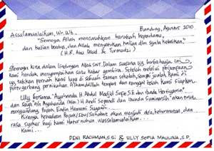 Contoh Surat Dalam Bahasa Jawa