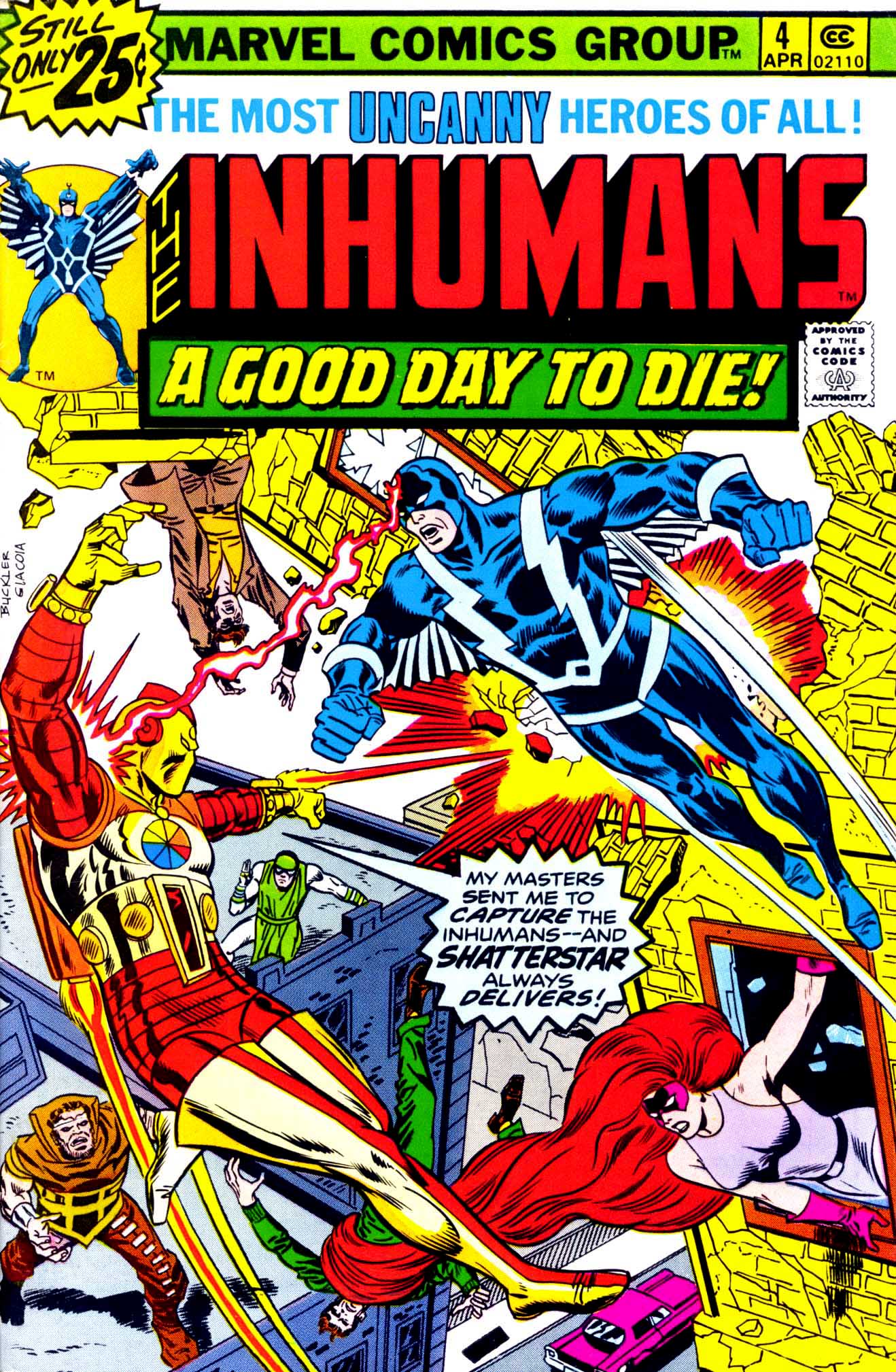 Read online Inhumans (1975) comic -  Issue #4 - 1