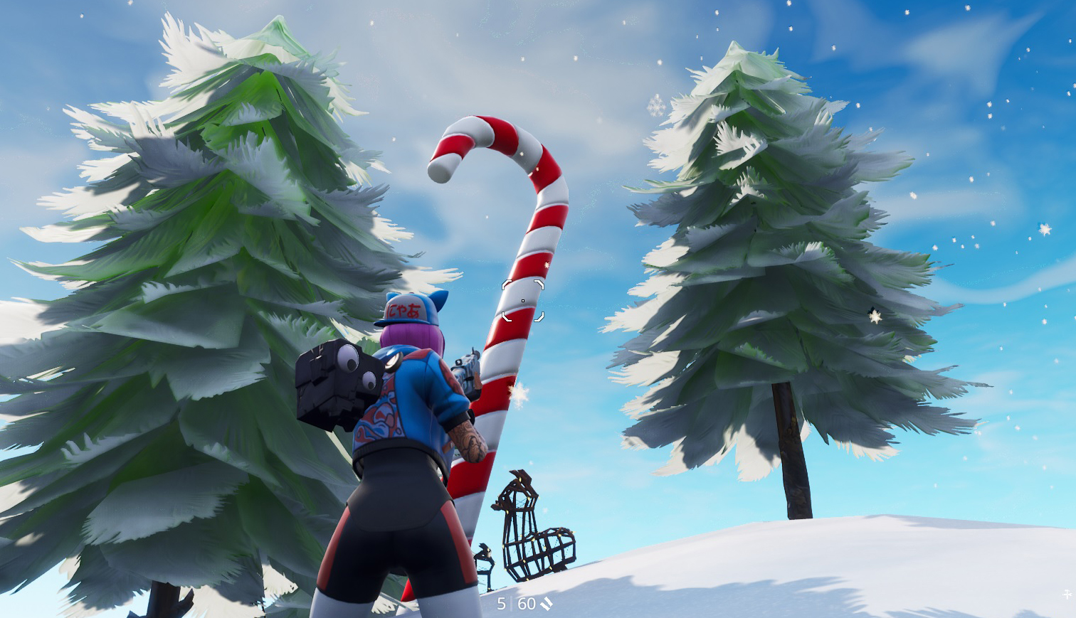 Prayoga Fortnite Visit Giant Candy Canes Locations