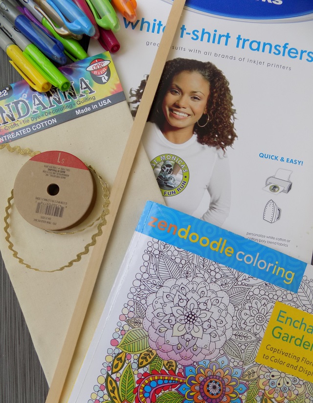 Check Out The Simple Supply List Along With Our Step By Tutorial Below On How To Create Fabric Wall Art Using Adult Coloring Book Pages
