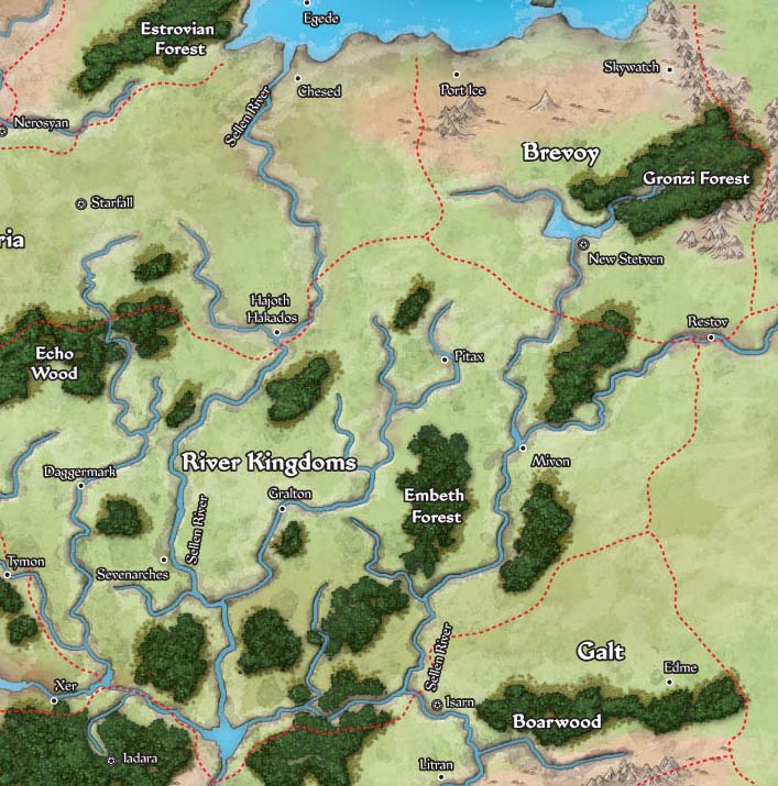 Brevoy, Stolen Lands, & the River Kingdoms