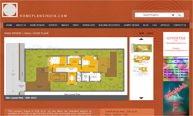 Home Plans in India: New Addition in Small House Plan Section Home Plans in India: New Addition in Small House Plan Section