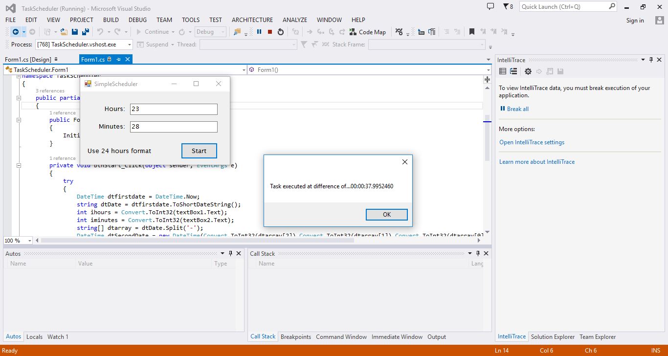 TechChips Task Scheduler in C