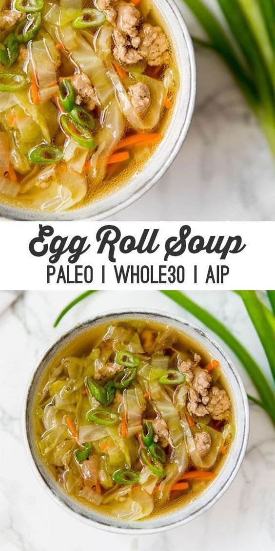  Paleo Egg Roll Soup
