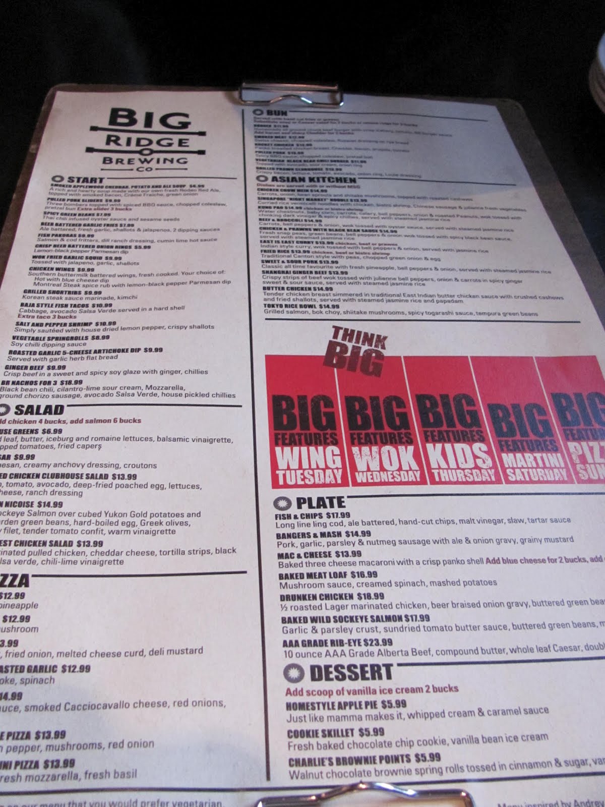 ReTorte Lunch at Big Ridge Brewing Co.