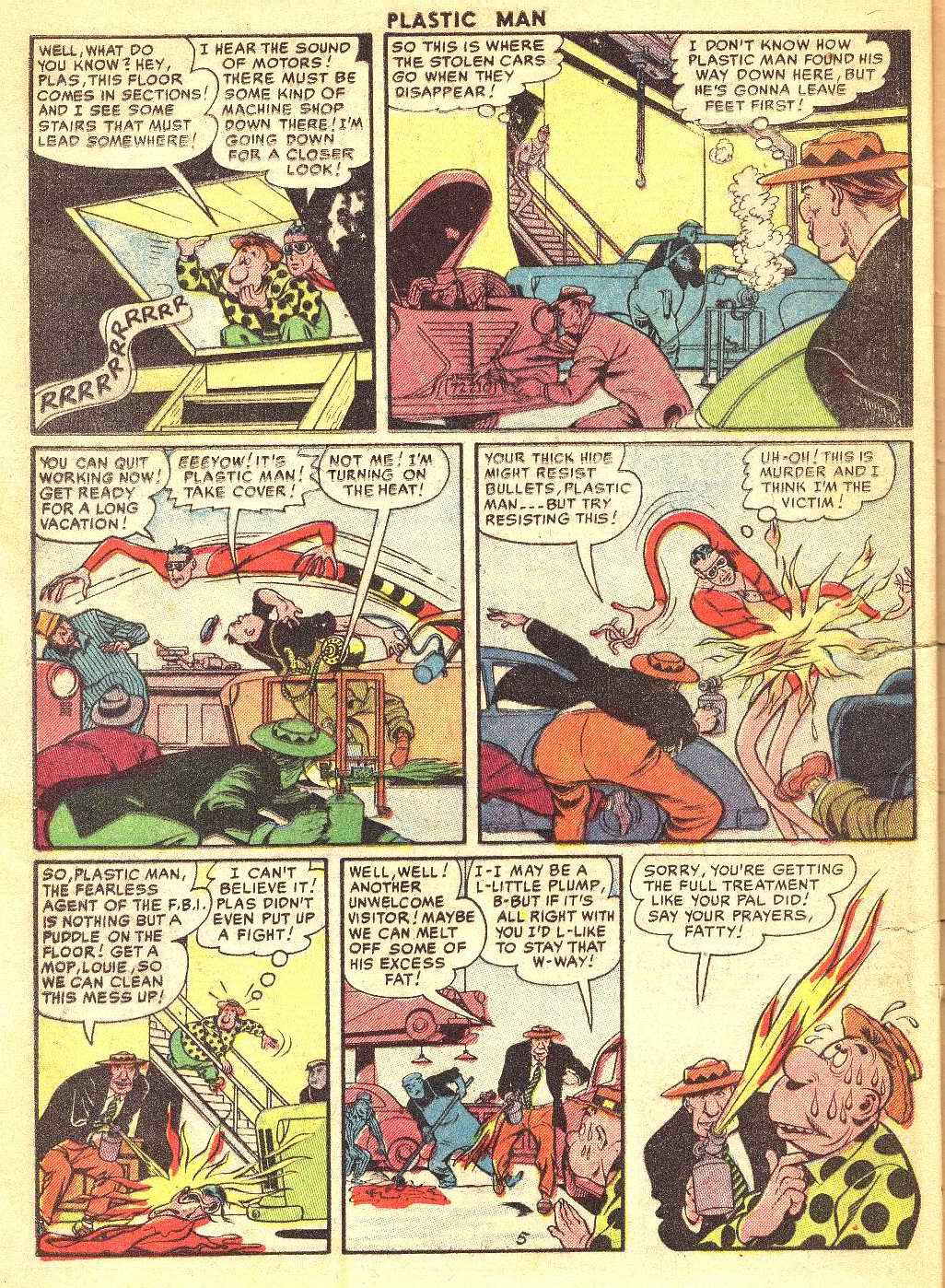 Read online Plastic Man (1943) comic -  Issue #51 - 30