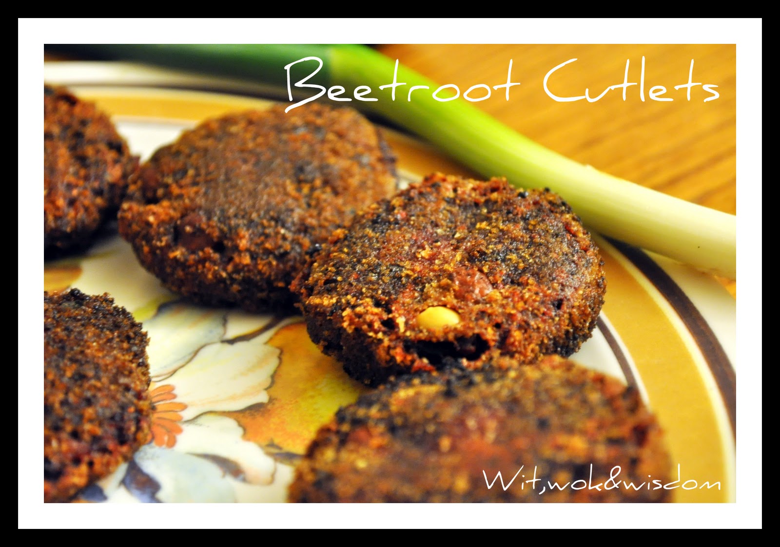Beetroot cutlets