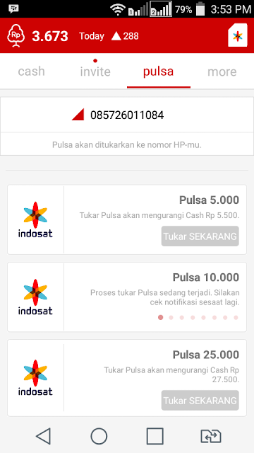 Tukar pulsa Cashtree Tukar pulsa Cashtree