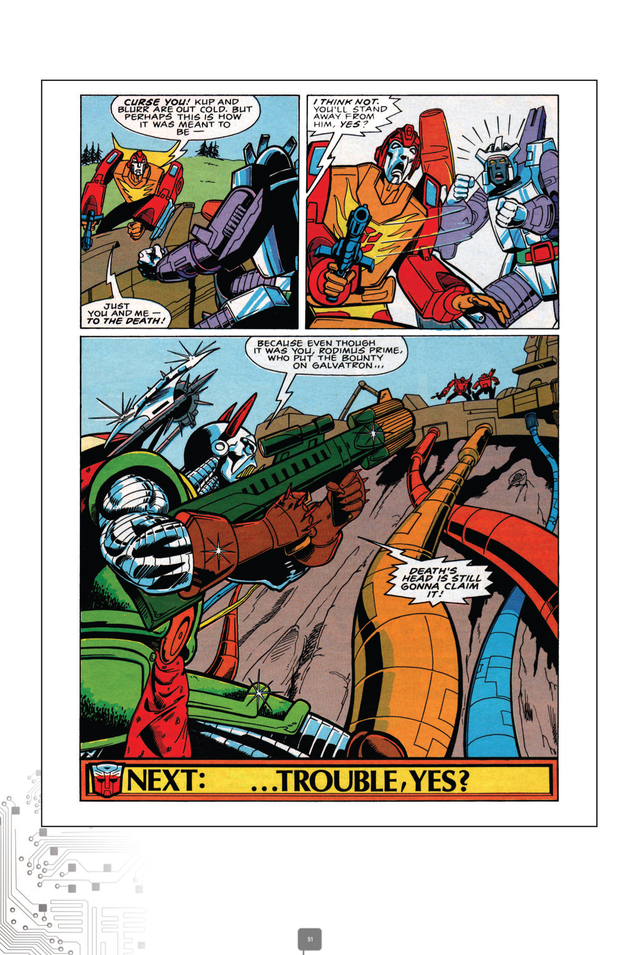 Read online The Transformers Classics UK comic -  Issue # TPB 4 - 91