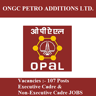 OPaL India Answer Key 2017 | 107 Posts | Executive & Non-Executive Cadre Jobs | Sarkari Naukri ONGC Petro additions Limited, OPaL, freejobalert, Sarkari Naukri, OPaL Answer Key, Answer Key, opal logo