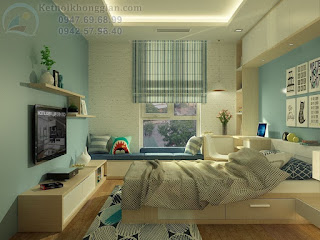 thiết kế phòng ngủ chung cư chất lượng cao