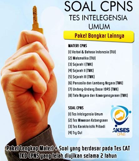 Download Soal Soal Dan Kunci Jawaban Tes Seleksi P3k Pppk Tiu Tkp Twk Mata Pelajaran