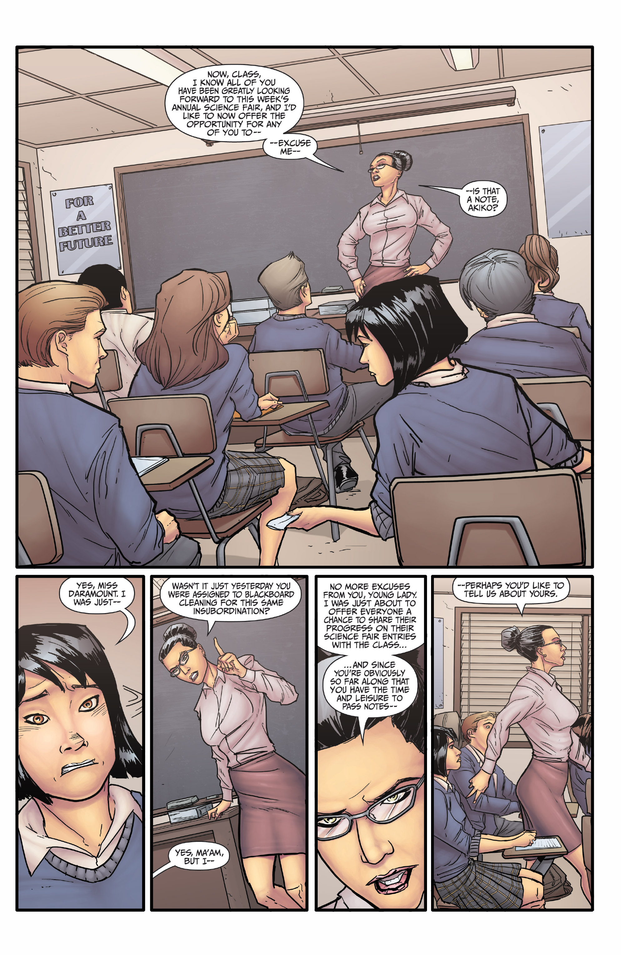 Read online Morning Glories comic -  Issue #1 - 3