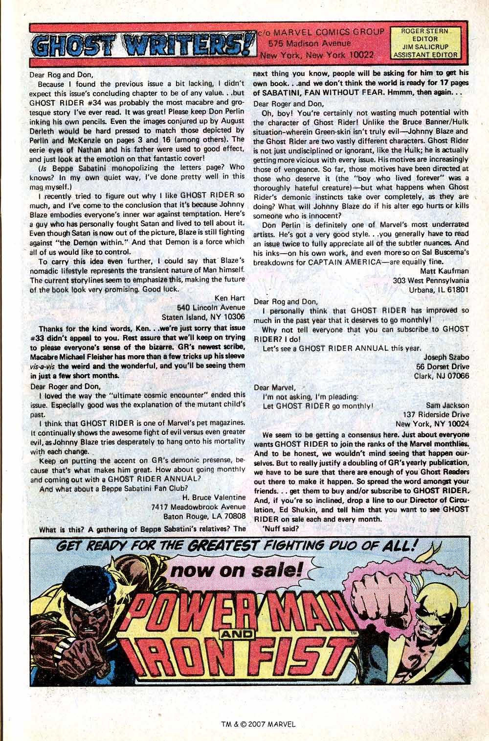 Read online Ghost Rider (1973) comic -  Issue #36 - 33