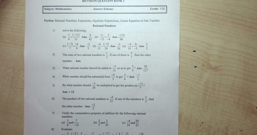 maths question bank with answer