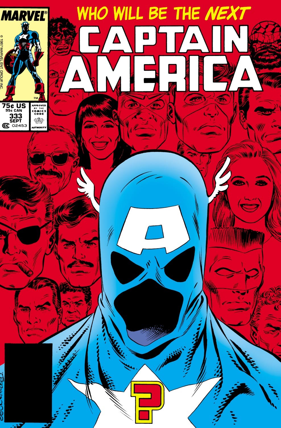 Read online Captain America (1968) comic -  Issue #333 - 1