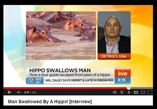 Swallowed by hippo - Paul Templers interview about being swallowed by a hippo