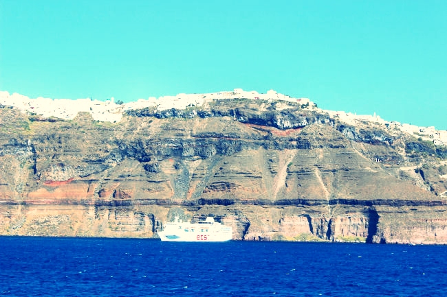 Santorini sea photos