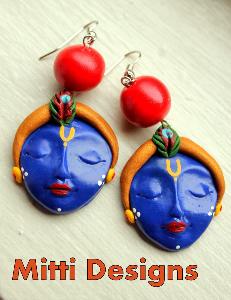 Mitti Designs Wearable Clay Jewelry Krishna Designs