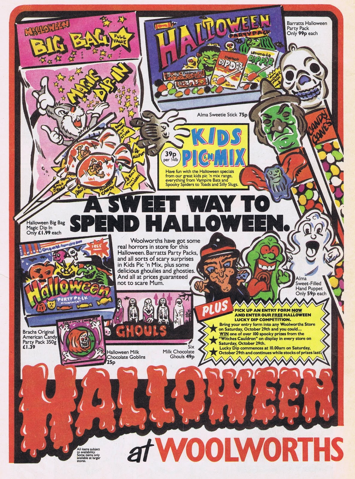 The Art of Arfon Jones Halloween at Woolworths (1988)