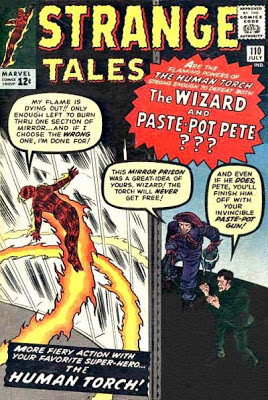 Strange Tales #110, the Human Torch v the Wizard and Paste-Pot Pet