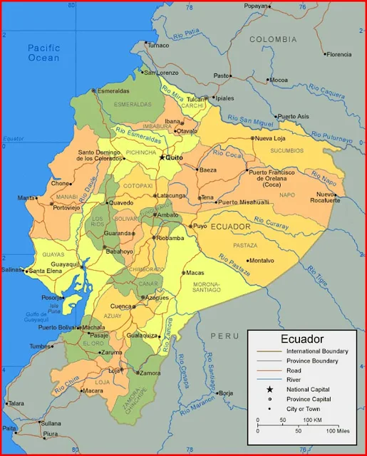 image: Map of Ecuador HD