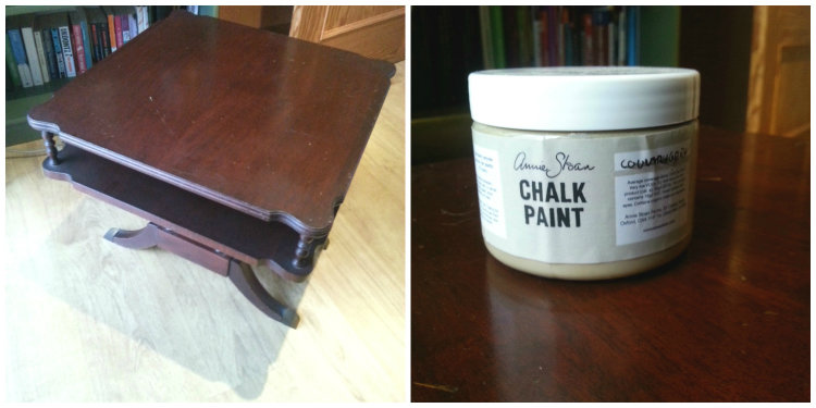 MESA A RAYAS CHALK PAINT