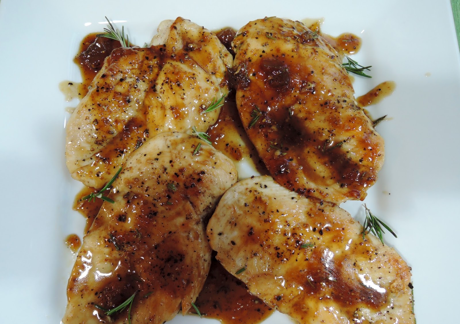 The Briny Lemon PanSeared Chicken Breasts with Grande Marnier and Fig