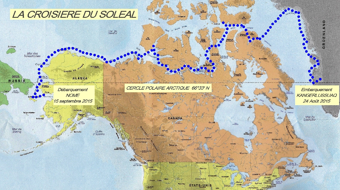 VOYAGES de NM et JJM 2015 CAP AU NORD LE PASSAGE DU NORDOUEST VOYAGES de NM et JJM 2015 CAP AU NORD LE PASSAGE DU NORDOUEST