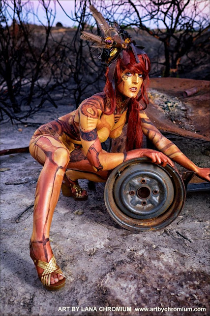  Lana Chromium fine artist and body painter 