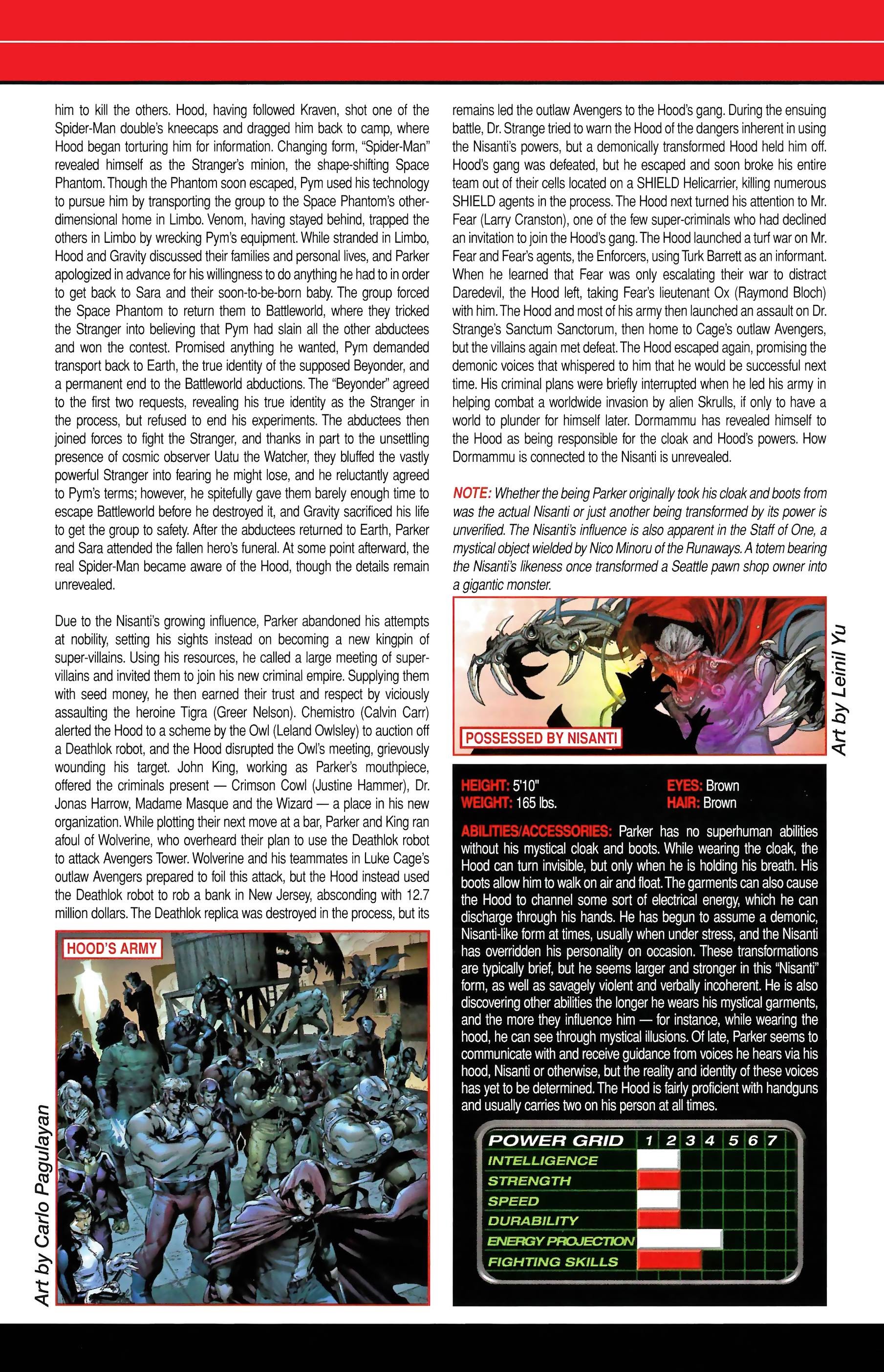 Read online Official Handbook of the Marvel Universe A to Z comic -  Issue # TPB 5 (Part 1) - 92