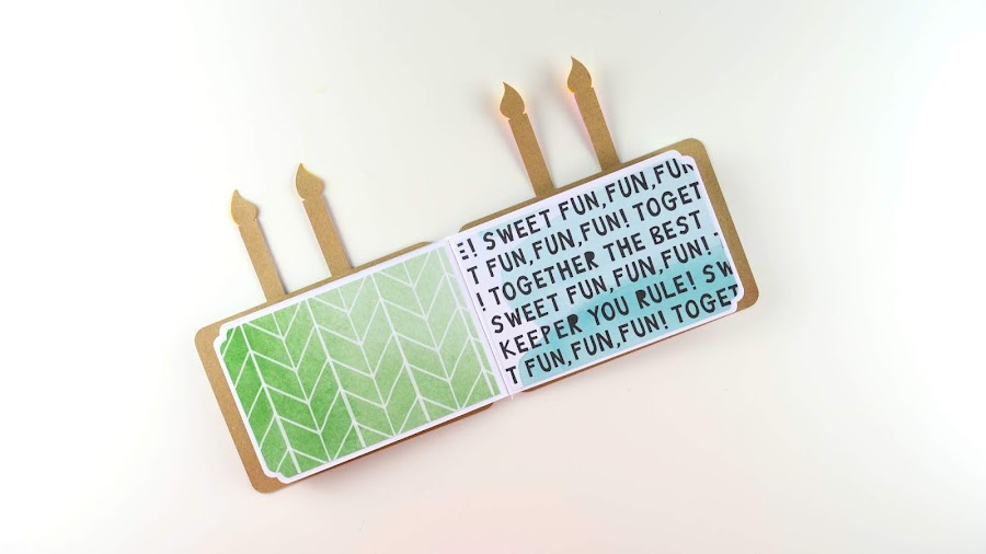 miniálbum tarta DIY cake minialbum