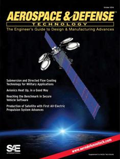 Aerospace & Defense Technology 2014-06 - October 2014 | TRUE PDF | Bimestrale | Professionisti | Progettazione | Aerei | Meccanica | Tecnologia
In 2014 Defense Tech Briefs and Aerospace Engineering came together to create Aerospace & Defense Technology, mailed as a polybagged supplement to NASA Tech Briefs. Engineers and marketers quickly embraced the new publication — making it #1!
Now we are taking the next giant leap as Aerospace & Defense Technology becomes a stand-alone magazine, targeted to over 70,000 decision-makers who design/develop products for aerospace and defense applications.
Our Product Offerings include:
- Seven stand-alone issues of Aerospace & Defense Technology including a special May issue dedicated to unmanned technology.
- An integrated tool box to reach the defense/commercial/military aerospace design engineer through print, digital, e-mail, Webinars and Tech Talks, and social media.
- A dedicated RF and microwave technology section in each issue, covering wireless, power, test, materials, and more.