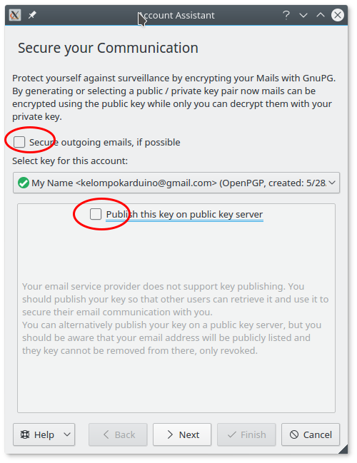 How To Setup KMail for Gmail POP Account