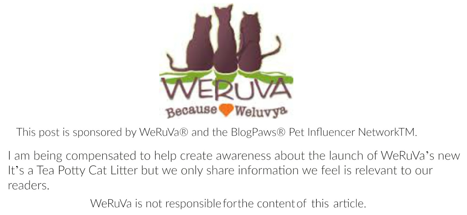 Carma Poodale CatTeaPotty Weruva Hinoki and Green Tea Cat Litter